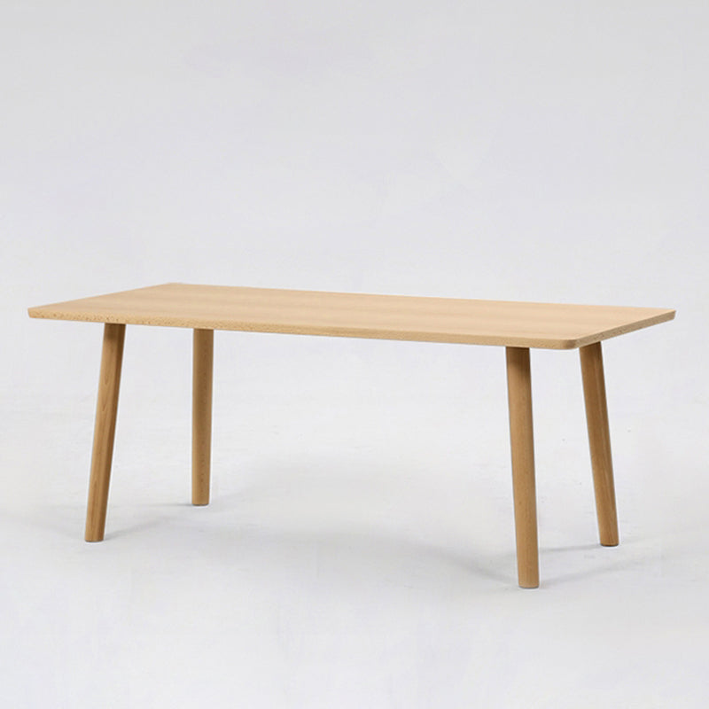 Solid Wood Modern Rectangle Table Pine Wood Table for Kitchen and Dining Room Clearhalo ' dining_table' 'Dining Tables & Seating' 'Dining Tables' 'furn' 'furn_dining_table' 'Furniture' 'furniture_dining_table' 'Kitchen & Dining Furniture' 'kitchen&dining_furn' 'kitchen' 'kitchen_dining_table' 4693407