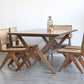 Rectangle Pine Wood Table with Trestle Base Modern Dining Table for Restaurant Clearhalo ' dining_table' 'Dining Tables & Seating' 'Dining Tables' 'furn' 'furn_dining_table' 'Furniture' 'furniture_dining_table' 'Kitchen & Dining Furniture' 'kitchen&dining_furn' 'kitchen' 'kitchen_dining_table' 4693424