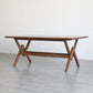 Rectangle Pine Wood Table with Trestle Base Modern Dining Table for Restaurant Clearhalo ' dining_table' 'Dining Tables & Seating' 'Dining Tables' 'furn' 'furn_dining_table' 'Furniture' 'furniture_dining_table' 'Kitchen & Dining Furniture' 'kitchen&dining_furn' 'kitchen' 'kitchen_dining_table' 4693427
