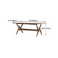 Rectangle Pine Wood Table with Trestle Base Modern Dining Table for Restaurant Clearhalo ' dining_table' 'Dining Tables & Seating' 'Dining Tables' 'furn' 'furn_dining_table' 'Furniture' 'furniture_dining_table' 'Kitchen & Dining Furniture' 'kitchen&dining_furn' 'kitchen' 'kitchen_dining_table' 4693428