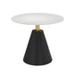 Sintered Stone Dining Table Modern Round Dining Table with Pedestal Base White Gold Without Chairs Clearhalo ' dining_table' 'Dining Tables & Seating' 'Dining Tables' 'furn' 'furn_dining_table' 'Furniture' 'furniture_dining_table' 'Kitchen & Dining Furniture' 'kitchen&dining_furn' 'kitchen' 'kitchen_dining_table' 4693439