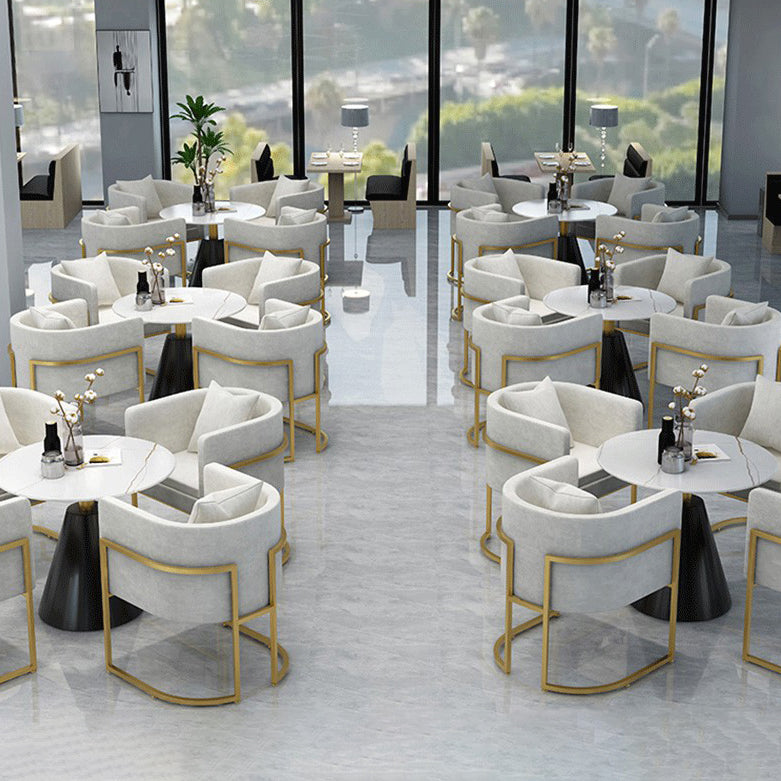 Sintered Stone Dining Table Modern Round Dining Table with Pedestal Base Clearhalo ' dining_table' 'Dining Tables & Seating' 'Dining Tables' 'furn' 'furn_dining_table' 'Furniture' 'furniture_dining_table' 'Kitchen & Dining Furniture' 'kitchen&dining_furn' 'kitchen' 'kitchen_dining_table' 4693446