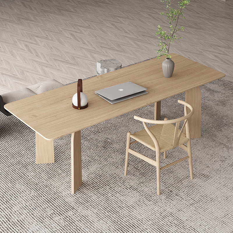 Rectangle 4 Legs Dining Table Simple Style Solid Wood Dinette Table for Home 70.9"L x 31.5"W x 29.5"H Without Chairs Clearhalo ' dining_table' 'Dining Tables & Seating' 'Dining Tables' 'furn' 'furn_dining_table' 'Furniture' 'furniture_dining_table' 'Kitchen & Dining Furniture' 'kitchen&dining_furn' 'kitchen' 'kitchen_dining_table' 4693451