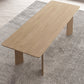 Rectangle 4 Legs Dining Table Simple Style Solid Wood Dinette Table for Home Clearhalo ' dining_table' 'Dining Tables & Seating' 'Dining Tables' 'furn' 'furn_dining_table' 'Furniture' 'furniture_dining_table' 'Kitchen & Dining Furniture' 'kitchen&dining_furn' 'kitchen' 'kitchen_dining_table' 4693458