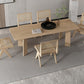Rectangle 4 Legs Dining Table Simple Style Solid Wood Dinette Table for Home Clearhalo ' dining_table' 'Dining Tables & Seating' 'Dining Tables' 'furn' 'furn_dining_table' 'Furniture' 'furniture_dining_table' 'Kitchen & Dining Furniture' 'kitchen&dining_furn' 'kitchen' 'kitchen_dining_table' 4693459
