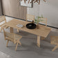 Rectangle 4 Legs Dining Table Simple Style Solid Wood Dinette Table for Home Clearhalo ' dining_table' 'Dining Tables & Seating' 'Dining Tables' 'furn' 'furn_dining_table' 'Furniture' 'furniture_dining_table' 'Kitchen & Dining Furniture' 'kitchen&dining_furn' 'kitchen' 'kitchen_dining_table' 4693460