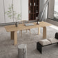 Rectangle 4 Legs Dining Table Simple Style Solid Wood Dinette Table for Home Clearhalo ' dining_table' 'Dining Tables & Seating' 'Dining Tables' 'furn' 'furn_dining_table' 'Furniture' 'furniture_dining_table' 'Kitchen & Dining Furniture' 'kitchen&dining_furn' 'kitchen' 'kitchen_dining_table' 4693462