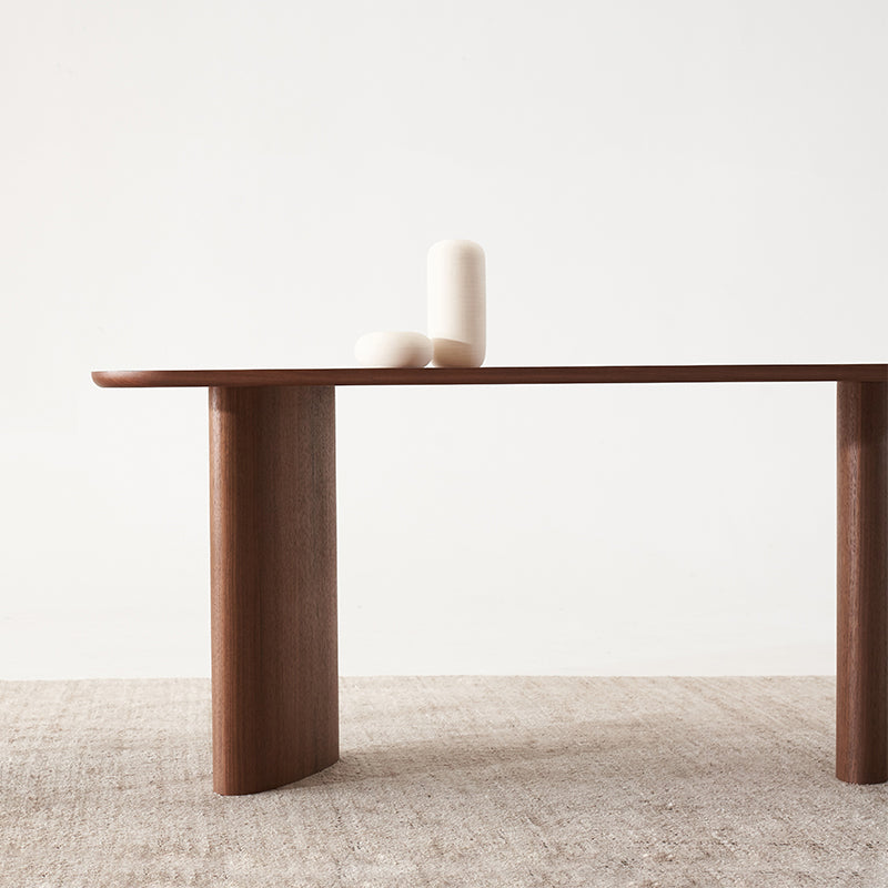 Rectangle Pine Wood Dining Table for Restaurant Modern Table with Double Pedestal Base Clearhalo ' dining_table' 'Dining Tables & Seating' 'Dining Tables' 'furn' 'furn_dining_table' 'Furniture' 'furniture_dining_table' 'Kitchen & Dining Furniture' 'kitchen&dining_furn' 'kitchen' 'kitchen_dining_table' 4693474