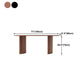 Rectangle Pine Wood Dining Table for Restaurant Modern Table with Double Pedestal Base Clearhalo ' dining_table' 'Dining Tables & Seating' 'Dining Tables' 'furn' 'furn_dining_table' 'Furniture' 'furniture_dining_table' 'Kitchen & Dining Furniture' 'kitchen&dining_furn' 'kitchen' 'kitchen_dining_table' 4693485