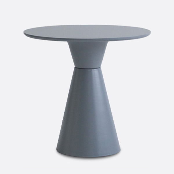 Modern Tulip Base Dining Table Wood and Steel Round Dinette Table for Dining Room Grey Without Chairs Clearhalo ' dining_table' 'Dining Tables & Seating' 'Dining Tables' 'furn' 'furn_dining_table' 'Furniture' 'furniture_dining_table' 'Kitchen & Dining Furniture' 'kitchen&dining_furn' 'kitchen' 'kitchen_dining_table' 4693519