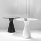 Modern Tulip Base Dining Table Wood and Steel Round Dinette Table for Dining Room Clearhalo ' dining_table' 'Dining Tables & Seating' 'Dining Tables' 'furn' 'furn_dining_table' 'Furniture' 'furniture_dining_table' 'Kitchen & Dining Furniture' 'kitchen&dining_furn' 'kitchen' 'kitchen_dining_table' 4693524