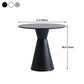 Modern Tulip Base Dining Table Wood and Steel Round Dinette Table for Dining Room Clearhalo ' dining_table' 'Dining Tables & Seating' 'Dining Tables' 'furn' 'furn_dining_table' 'Furniture' 'furniture_dining_table' 'Kitchen & Dining Furniture' 'kitchen&dining_furn' 'kitchen' 'kitchen_dining_table' 4693527