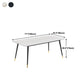 Stone Dining Table Contemporary Dining Table with 4 Black Legs Clearhalo ' dining_table' 'Dining Tables & Seating' 'Dining Tables' 'furn' 'furn_dining_table' 'Furniture' 'furniture_dining_table' 'Kitchen & Dining Furniture' 'kitchen&dining_furn' 'kitchen' 'kitchen_dining_table' 4693546