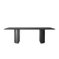 Modern Pine Wood Table for Restaurant Black Dining Table with Double Pedestal Rectangle Without Chairs Clearhalo ' dining_table' 'Dining Tables & Seating' 'Dining Tables' 'furn' 'furn_dining_table' 'Furniture' 'furniture_dining_table' 'Kitchen & Dining Furniture' 'kitchen&dining_furn' 'kitchen' 'kitchen_dining_table' 4693551