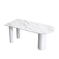 Modern Sintered Stone Dining Table 4 Legs Dining Table for Dining Room White Without Chairs Clearhalo ' dining_table' 'Dining Tables & Seating' 'Dining Tables' 'furn' 'furn_dining_table' 'Furniture' 'furniture_dining_table' 'Kitchen & Dining Furniture' 'kitchen&dining_furn' 'kitchen' 'kitchen_dining_table' 4693579