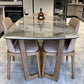 Stone Top Dining Table Rectangle Wood Table with Trestle Base Clearhalo ' dining_table' 'Dining Tables & Seating' 'Dining Tables' 'furn' 'furn_dining_table' 'Furniture' 'furniture_dining_table' 'Kitchen & Dining Furniture' 'kitchen&dining_furn' 'kitchen' 'kitchen_dining_table' 4693608