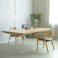 Contemporary Rectangle Wood Standard Height Table Double Pedestal Dining Table Clearhalo ' dining_table' 'Dining Tables & Seating' 'Dining Tables' 'furn' 'furn_dining_table' 'Furniture' 'furniture_dining_table' 'Kitchen & Dining Furniture' 'kitchen&dining_furn' 'kitchen' 'kitchen_dining_table' 4693647
