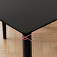 Sintered Stone Top Modern Black Table for Restaurant Rectangle Dining Table with 4 Legs Clearhalo ' dining_table' 'Dining Tables & Seating' 'Dining Tables' 'furn' 'furn_dining_table' 'Furniture' 'furniture_dining_table' 'Kitchen & Dining Furniture' 'kitchen&dining_furn' 'kitchen' 'kitchen_dining_table' 4693675