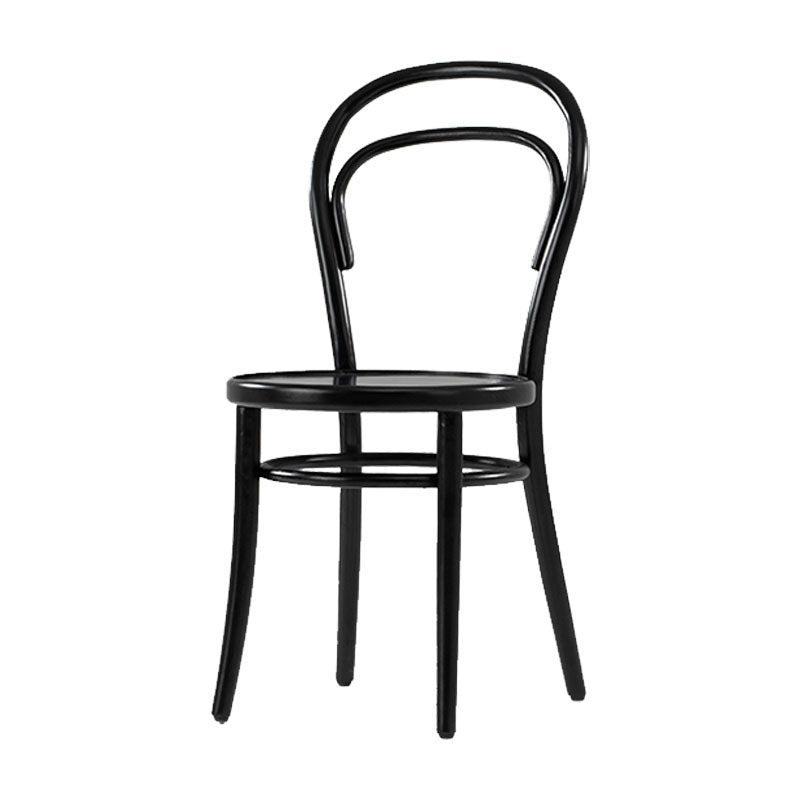 Traditional Wood Dining Kitchen Room Chair Windsor Back Side Chair Black Wood 1 Piece Clearhalo ' kitchen&dining_furn' 'Dining Chairs' 'Dining Tables & Seating' 'dining_chair' 'furn' 'furn_dining_chair' 'Furniture' 'furniture_dining_chair' 'Kitchen & Dining Furniture' 'kitchen' 4693775