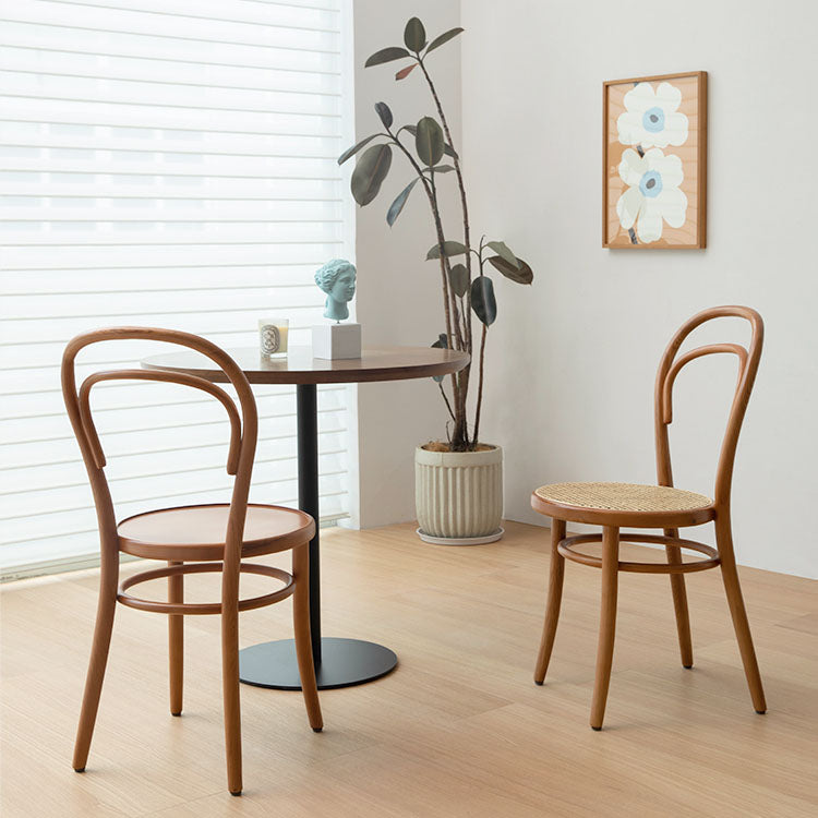 Traditional Wood Dining Kitchen Room Chair Windsor Back Side Chair Clearhalo ' kitchen&dining_furn' 'Dining Chairs' 'Dining Tables & Seating' 'dining_chair' 'furn' 'furn_dining_chair' 'Furniture' 'furniture_dining_chair' 'Kitchen & Dining Furniture' 'kitchen' 4693778