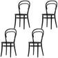 Traditional Wood Dining Kitchen Room Chair Windsor Back Side Chair Black Wood 4 Piece Set Clearhalo ' kitchen&dining_furn' 'Dining Chairs' 'Dining Tables & Seating' 'dining_chair' 'furn' 'furn_dining_chair' 'Furniture' 'furniture_dining_chair' 'Kitchen & Dining Furniture' 'kitchen' 4693779