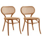 Wood Traditional Dining Kitchen Room Chair King Louis Back Side Chair Wood 2 Piece Set Clearhalo ' kitchen&dining_furn' 'Dining Chairs' 'Dining Tables & Seating' 'dining_chair' 'furn' 'furn_dining_chair' 'Furniture' 'furniture_dining_chair' 'Kitchen & Dining Furniture' 'kitchen' 4693826