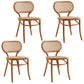 Wood Traditional Dining Kitchen Room Chair King Louis Back Side Chair Wood 4 Piece Set Clearhalo ' kitchen&dining_furn' 'Dining Chairs' 'Dining Tables & Seating' 'dining_chair' 'furn' 'furn_dining_chair' 'Furniture' 'furniture_dining_chair' 'Kitchen & Dining Furniture' 'kitchen' 4693828