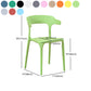 Modern Style Stackable Chair Dining Armless Open Back Chairs with Plastic Legs for Kitchen Clearhalo ' kitchen&dining_furn' 'Dining Chairs' 'Dining Tables & Seating' 'dining_chair' 'furn' 'furn_dining_chair' 'Furniture' 'furniture_dining_chair' 'Kitchen & Dining Furniture' 'kitchen' 4693907