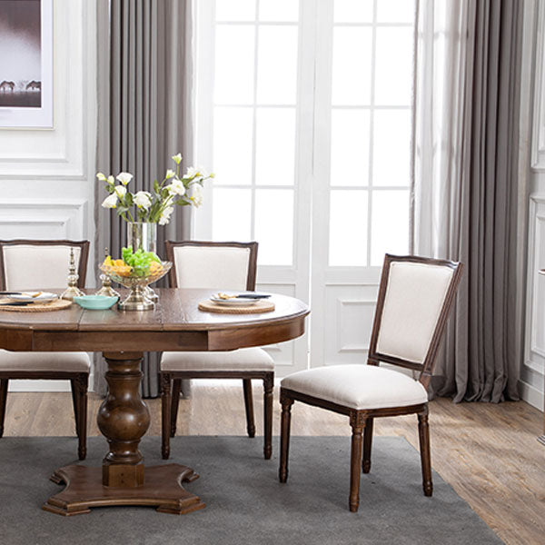 Traditional Wood Dining Kitchen Room Chair Open Back Side Chair Clearhalo ' kitchen&dining_furn' 'Dining Chairs' 'Dining Tables & Seating' 'dining_chair' 'Furniture' 'furniture_dining_chair' 'Kitchen & Dining Furniture' 'kitchen' 4693976