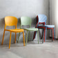 Modern Stackable Chairs Dining Armless Open Back Chairs with Plastic Legs for Kitchen Clearhalo ' kitchen&dining_furn' 'Dining Chairs' 'Dining Tables & Seating' 'dining_chair' 'furn' 'furn_dining_chair' 'Furniture' 'furniture_dining_chair' 'Kitchen & Dining Furniture' 'kitchen' 4694081