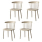 Scandinavian Colorful Windsor Back Side Chair Plastic Dining Armless Chair Khaki 4 Piece Set Clearhalo ' kitchen&dining_furn' 'Dining Chairs' 'Dining Tables & Seating' 'dining_chair' 'furn' 'furn_dining_chair' 'Furniture' 'furniture_dining_chair' 'Kitchen & Dining Furniture' 'kitchen' 4694133
