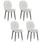 Industrial Style Faux Leather Dining Chairs Solid Back Chair for Kitchen White 4 Piece Set Clearhalo ' kitchen&dining_furn' 'Dining Chairs' 'Dining Tables & Seating' 'dining_chair' 'furn' 'furn_dining_chair' 'Furniture' 'furniture_dining_chair' 'Kitchen & Dining Furniture' 'kitchen' 4694181