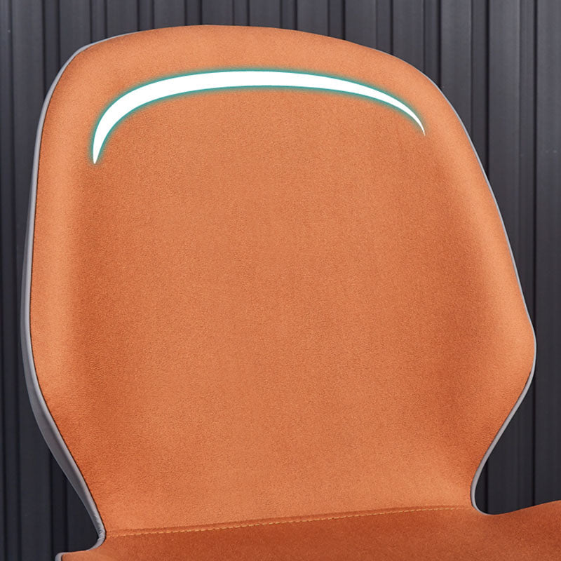 Industrial Style Faux Leather Dining Chairs Solid Back Chair for Kitchen Clearhalo ' kitchen&dining_furn' 'Dining Chairs' 'Dining Tables & Seating' 'dining_chair' 'furn' 'furn_dining_chair' 'Furniture' 'furniture_dining_chair' 'Kitchen & Dining Furniture' 'kitchen' 4694182