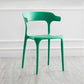 Contemporary Plastic Open Arm Chair Matte Finish Home Dining Chair Green 1 Piece Clearhalo ' kitchen&dining_furn' 'Dining Chairs' 'Dining Tables & Seating' 'dining_chair' 'furn' 'furn_dining_chair' 'Furniture' 'furniture_dining_chair' 'Kitchen & Dining Furniture' 'kitchen' 4694310