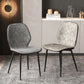 Contemporary Dining Chair Armless Wingback Side Chair with Metal Legs for Kitchen Clearhalo ' kitchen&dining_furn' 'Dining Chairs' 'Dining Tables & Seating' 'dining_chair' 'furn' 'furn_dining_chair' 'Furniture' 'furniture_dining_chair' 'Kitchen & Dining Furniture' 'kitchen' 4694357