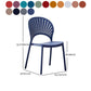 Modern Stackable Chair Dining Armless Open Back Chairs with Plastic Legs for Kitchen Clearhalo ' kitchen&dining_furn' 'Dining Chairs' 'Dining Tables & Seating' 'dining_chair' 'furn' 'furn_dining_chair' 'Furniture' 'furniture_dining_chair' 'Kitchen & Dining Furniture' 'kitchen' 4694420