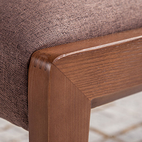 Contemporary Dining Parsons Chair Armless Chair with Wooden Legs for Kitchen Clearhalo ' kitchen&dining_furn' 'Dining Chairs' 'Dining Tables & Seating' 'dining_chair' 'furn' 'furn_dining_chair' 'Furniture' 'furniture_dining_chair' 'Kitchen & Dining Furniture' 'kitchen' 4694434