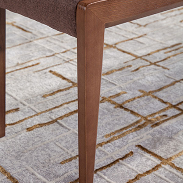 Contemporary Dining Parsons Chair Armless Chair with Wooden Legs for Kitchen Clearhalo ' kitchen&dining_furn' 'Dining Chairs' 'Dining Tables & Seating' 'dining_chair' 'furn' 'furn_dining_chair' 'Furniture' 'furniture_dining_chair' 'Kitchen & Dining Furniture' 'kitchen' 4694436