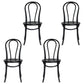 Traditional Wood Dining Kitchen Room Side Chair Windsor Back Chair Black Wood 4 Piece Set Clearhalo ' kitchen&dining_furn' 'Dining Chairs' 'Dining Tables & Seating' 'dining_chair' 'furn' 'furn_dining_chair' 'Furniture' 'furniture_dining_chair' 'Kitchen & Dining Furniture' 'kitchen' 4696841