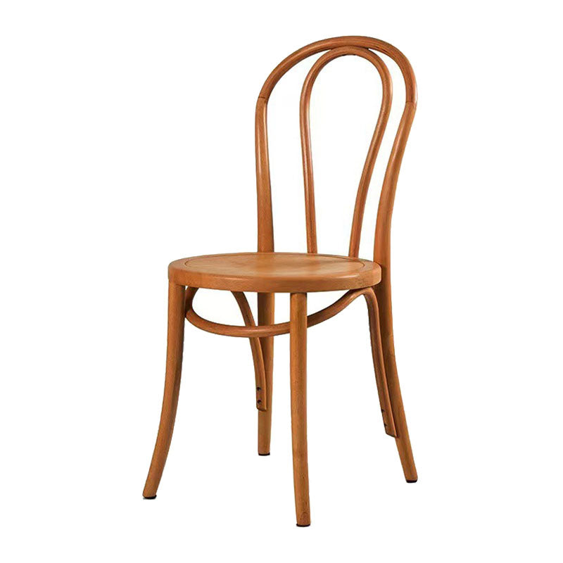 Traditional Wood Dining Kitchen Room Side Chair Windsor Back Chair Khaki Wood 1 Piece Clearhalo ' kitchen&dining_furn' 'Dining Chairs' 'Dining Tables & Seating' 'dining_chair' 'furn' 'furn_dining_chair' 'Furniture' 'furniture_dining_chair' 'Kitchen & Dining Furniture' 'kitchen' 4696855