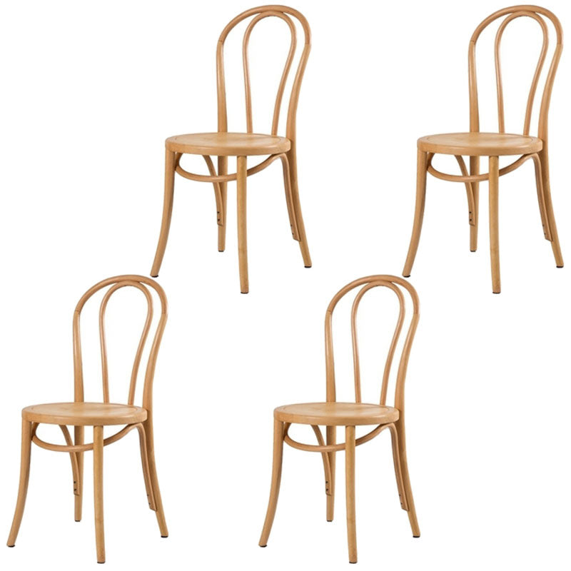 Traditional Wood Dining Kitchen Room Side Chair Windsor Back Chair Wood Wood 4 Piece Set Clearhalo ' kitchen&dining_furn' 'Dining Chairs' 'Dining Tables & Seating' 'dining_chair' 'furn' 'furn_dining_chair' 'Furniture' 'furniture_dining_chair' 'Kitchen & Dining Furniture' 'kitchen' 4696866