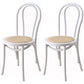Traditional Wood Dining Kitchen Room Side Chair Windsor Back Chair White Wicker & Rattan 2 Piece Set Clearhalo ' kitchen&dining_furn' 'Dining Chairs' 'Dining Tables & Seating' 'dining_chair' 'furn' 'furn_dining_chair' 'Furniture' 'furniture_dining_chair' 'Kitchen & Dining Furniture' 'kitchen' 4696868