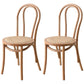 Traditional Wood Dining Kitchen Room Side Chair Windsor Back Chair Wood Wicker & Rattan 2 Piece Set Clearhalo ' kitchen&dining_furn' 'Dining Chairs' 'Dining Tables & Seating' 'dining_chair' 'furn' 'furn_dining_chair' 'Furniture' 'furniture_dining_chair' 'Kitchen & Dining Furniture' 'kitchen' 4696871