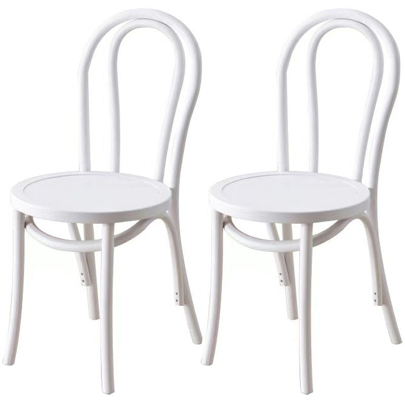 Traditional Wood Dining Kitchen Room Side Chair Windsor Back Chair White Wood 2 Piece Set Clearhalo ' kitchen&dining_furn' 'Dining Chairs' 'Dining Tables & Seating' 'dining_chair' 'furn' 'furn_dining_chair' 'Furniture' 'furniture_dining_chair' 'Kitchen & Dining Furniture' 'kitchen' 4696874