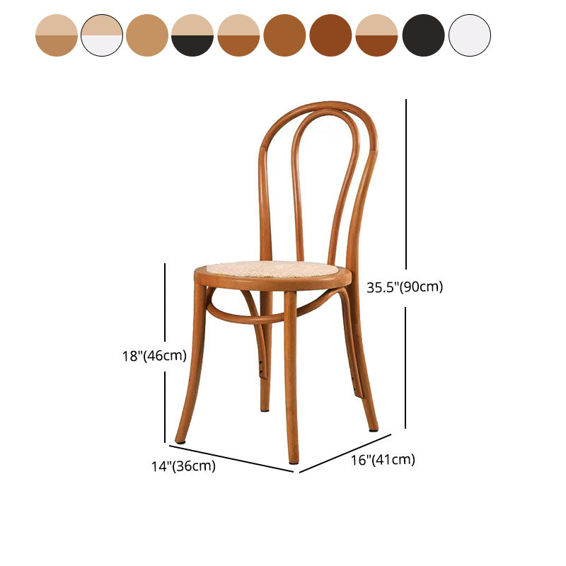 Traditional Wood Dining Kitchen Room Side Chair Windsor Back Chair Clearhalo ' kitchen&dining_furn' 'Dining Chairs' 'Dining Tables & Seating' 'dining_chair' 'furn' 'furn_dining_chair' 'Furniture' 'furniture_dining_chair' 'Kitchen & Dining Furniture' 'kitchen' 4696876