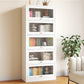 White Bookshelf Contemporary Style Bookcase with Door for Home Office Clearhalo 'Bookcases' 'furn' 'furn_bookcases' 'Furniture' 'furniture_bookcases' 'kitchen' 'kitchen_bookcases' 'Living Room Furniture' 'Office Furniture' 4697639