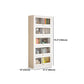 White Bookshelf Contemporary Style Bookcase with Door for Home Office Clearhalo 'Bookcases' 'furn' 'furn_bookcases' 'Furniture' 'furniture_bookcases' 'kitchen' 'kitchen_bookcases' 'Living Room Furniture' 'Office Furniture' 4697643
