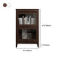 Contemporary Manufactured Wood Vertical Bookcase with Glass Doors Clearhalo 'Bookcases' 'furn' 'furn_bookcases' 'Furniture' 'furniture_bookcases' 'kitchen' 'kitchen_bookcases' 'Living Room Furniture' 'Office Furniture' 4697679