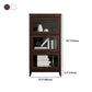 Contemporary Manufactured Wood Vertical Bookcase with Glass Doors Clearhalo 'Bookcases' 'furn' 'furn_bookcases' 'Furniture' 'furniture_bookcases' 'kitchen' 'kitchen_bookcases' 'Living Room Furniture' 'Office Furniture' 4697681