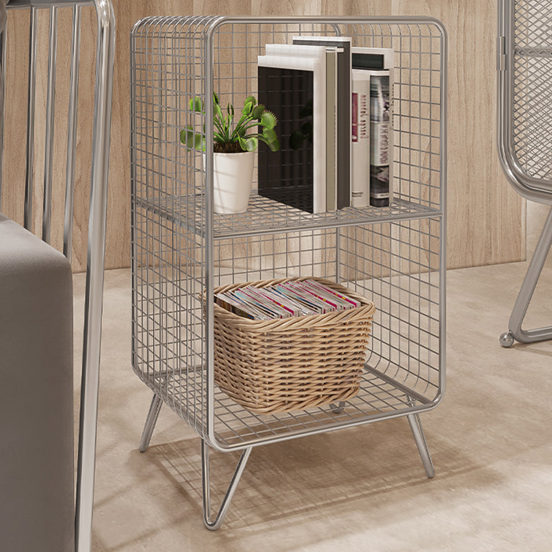 Industrial Style Standard Bookcase Metal Closed Back Bookshelf for Home Office Clearhalo 'Bookcases' 'furn' 'furn_bookcases' 'Furniture' 'furniture_bookcases' 'kitchen' 'kitchen_bookcases' 'Living Room Furniture' 'Office Furniture' 4697689